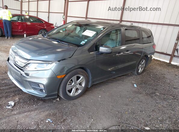 5FNRL6H77LB001655 2020 HONDA ODYSSEY Бирюзовый Передняя левая четверть