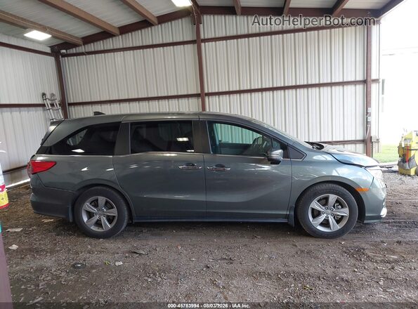 5FNRL6H77LB001655 2020 HONDA ODYSSEY Бирюзовый Вид задней части салона