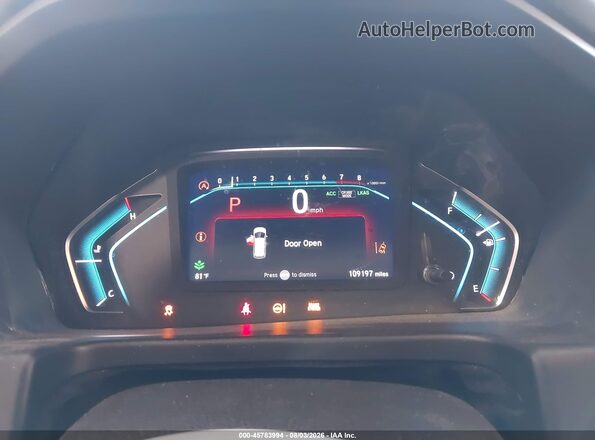 5FNRL6H77LB001655 2020 HONDA ODYSSEY Бирюзовый Вид задних сидений