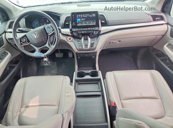 5FNRL6H77LB060267 2020 HONDA ODYSSEY Gray Widok deski rozdzielczej