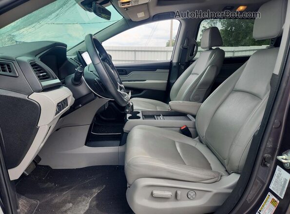 5FNRL6H77LB060267 2020 HONDA ODYSSEY Gray Widok wnętrza z przodu