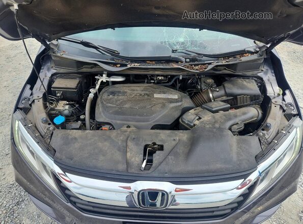 5FNRL6H77LB060267 2020 HONDA ODYSSEY Gray Widok komory silnika
