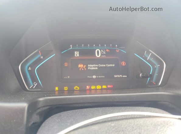 5FNRL6H77MB014214 2021 HONDA ODYSSEY Серый Вид щитка приборов