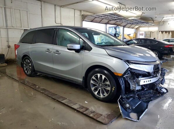 5FNRL6H77MB014214 2021 HONDA ODYSSEY Серый Передняя правая четверть