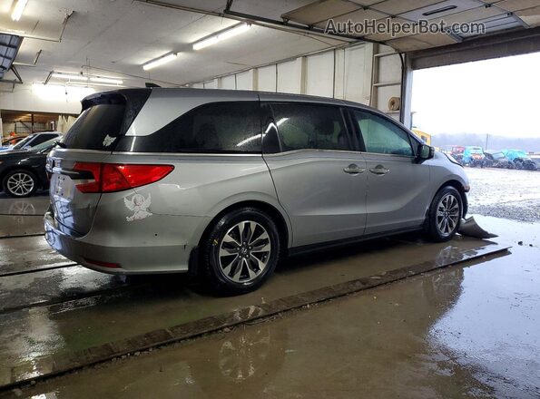 5FNRL6H77MB014214 2021 HONDA ODYSSEY Серый Задняя правая четверть