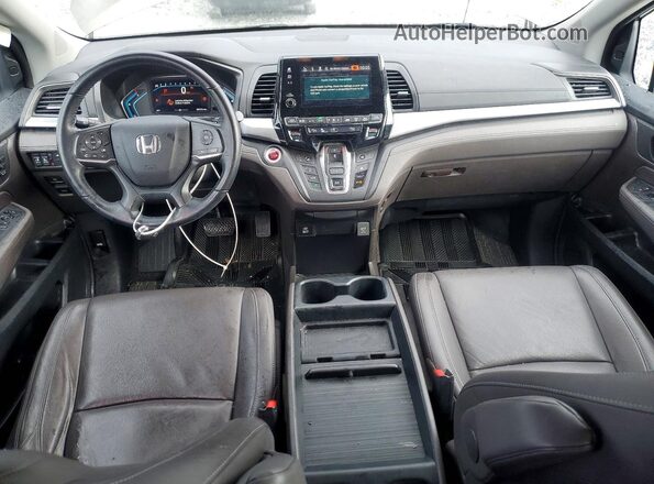 5FNRL6H77NB041348 2022 HONDA ODYSSEY Brown Առջևի վահանակի տեսք