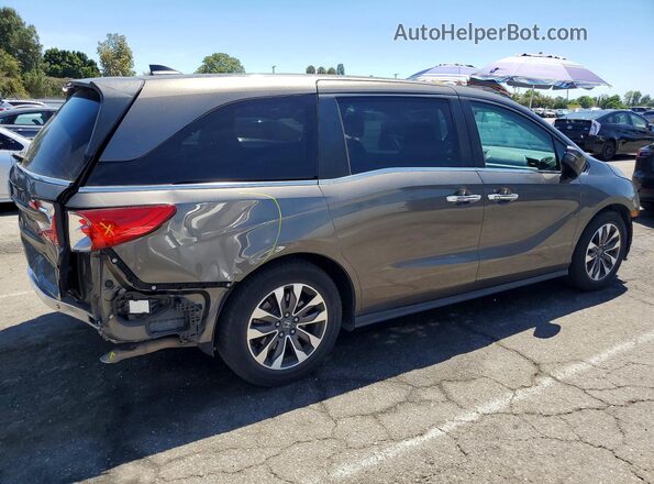 5FNRL6H77NB050468 2022 HONDA ODYSSEY Gray Հետևի աջ