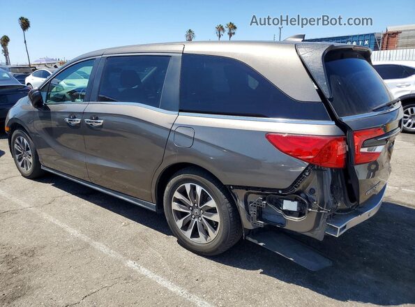 5FNRL6H77NB050468 2022 HONDA ODYSSEY Gray Հետևի ձախ