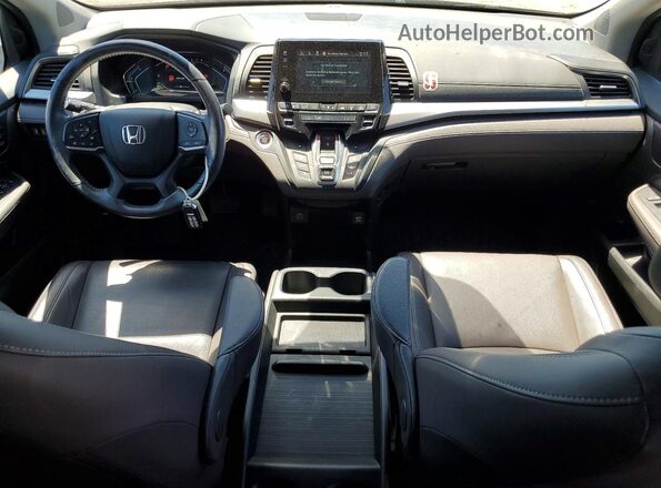 5FNRL6H77NB050468 2022 HONDA ODYSSEY Gray Առջևի վահանակի տեսք