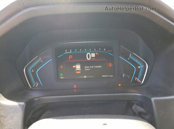 5FNRL6H77NB050468 2022 HONDA ODYSSEY Gray Սարքավորումների վահանակի տեսք