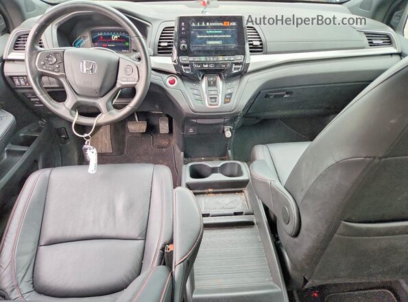 5FNRL6H77RB063002 2024 HONDA ODYSSEY Blue Widok deski rozdzielczej
