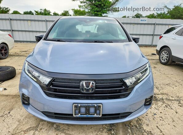 5FNRL6H77RB063002 2024 HONDA ODYSSEY Blue Widok z przodu