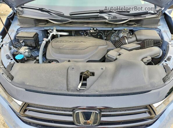 5FNRL6H77RB063002 2024 HONDA ODYSSEY Blue Widok komory silnika