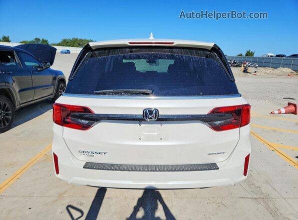 5FNRL6H77SB017076 2025 HONDA ODYSSEY White Вид ззаду