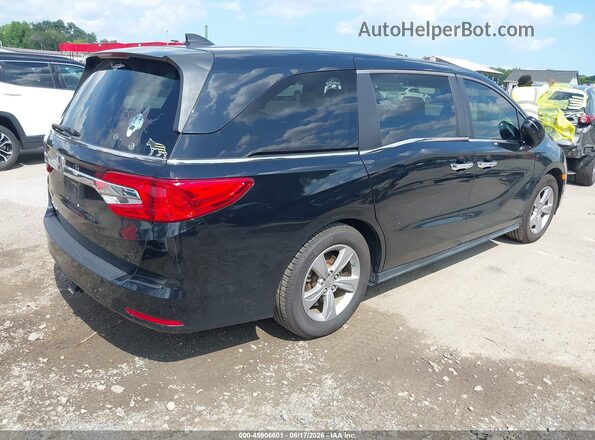 5FNRL6H78JB099690 2018 HONDA ODYSSEY Black Trasero derecho