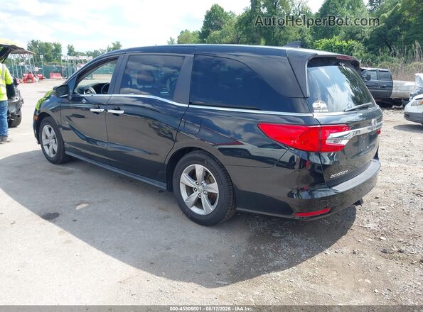 5FNRL6H78JB099690 2018 HONDA ODYSSEY Black Trasero izquierdo
