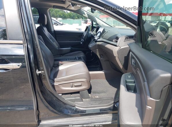 5FNRL6H78JB099690 2018 HONDA ODYSSEY Black Vista interior delantera
