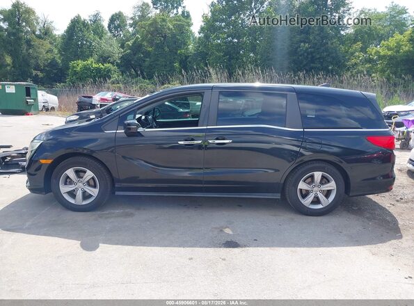 5FNRL6H78JB099690 2018 HONDA ODYSSEY Black Vista interior de 360 grados