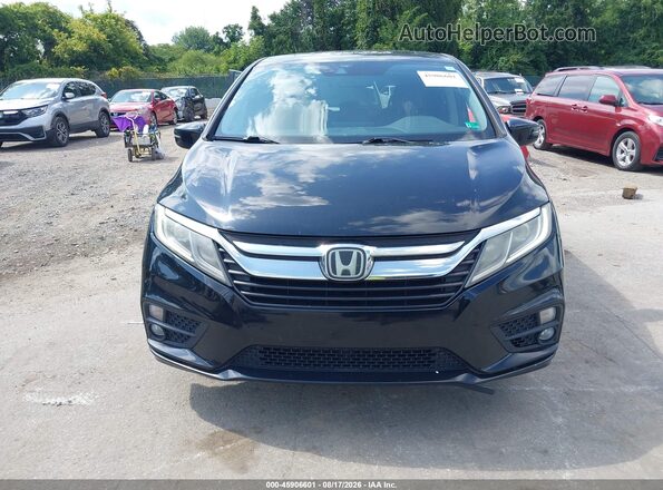 5FNRL6H78JB099690 2018 HONDA ODYSSEY Black Vista del cuadro de instrumentos