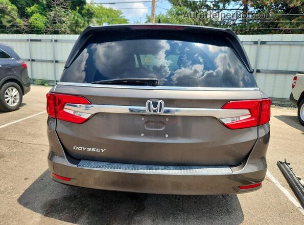 5FNRL6H78JB105858 2018 HONDA ODYSSEY Gray Rear view