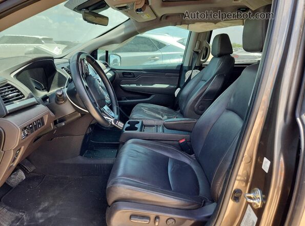 5FNRL6H78KB035652 2019 HONDA ODYSSEY Gray Vista interior delantera
