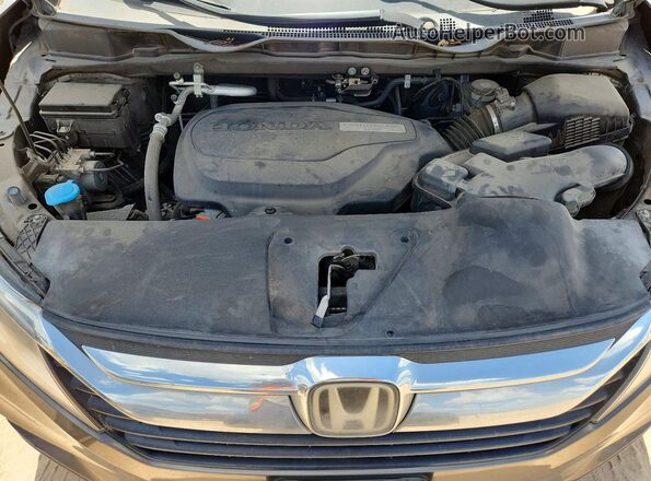 5FNRL6H78KB035652 2019 HONDA ODYSSEY Gray Vista del compartimento del motor