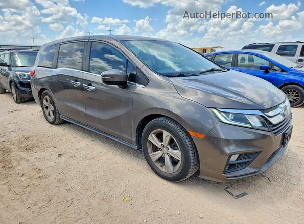 5FNRL6H78KB035652 2019 HONDA ODYSSEY Gray Delantero derecho