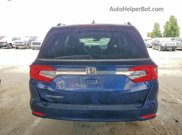 5FNRL6H78KB049597 2019 HONDA ODYSSEY Blue Rear view