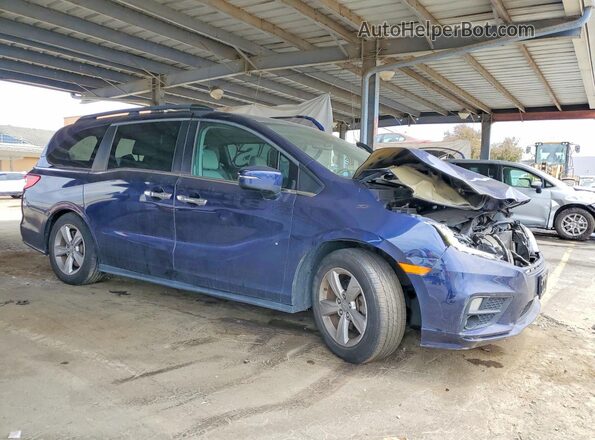 5FNRL6H78KB049597 2019 HONDA ODYSSEY Blue Front right