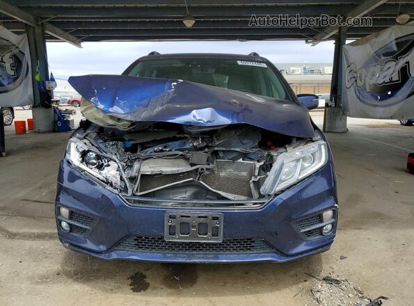 5FNRL6H78KB049597 2019 HONDA ODYSSEY Blue Front view