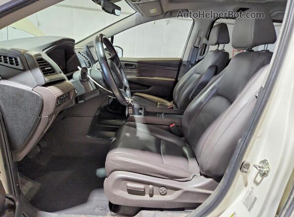 5FNRL6H78KB121107 2019 HONDA ODYSSEY Черный Вид салона спереди