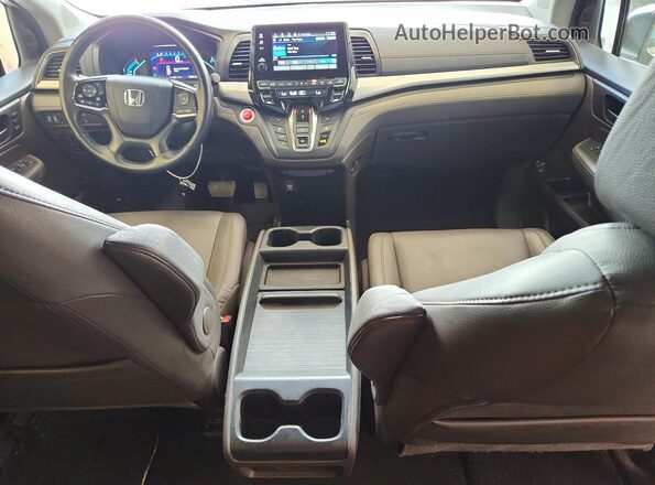 5FNRL6H78LB070774 2020 HONDA ODYSSEY White Вид панелі приладів
