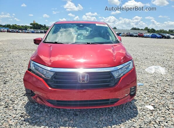 5FNRL6H78NB004342 2022 HONDA ODYSSEY Red Vista frontal