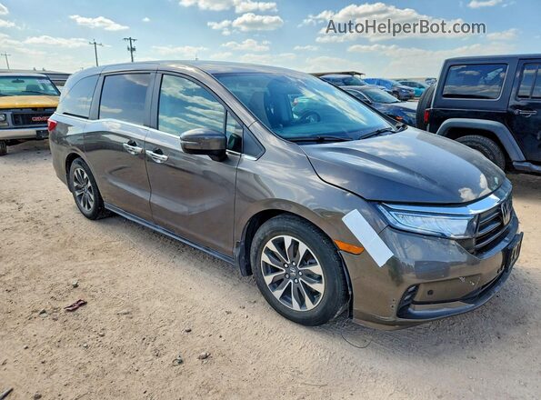 5FNRL6H78NB041097 2022 HONDA ODYSSEY Gray Передня права чверть