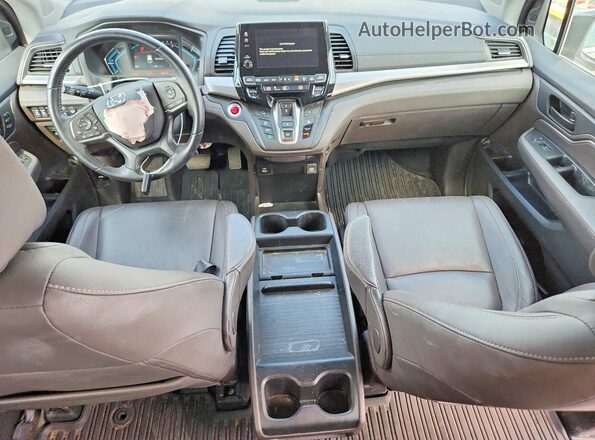 5FNRL6H78NB041097 2022 HONDA ODYSSEY Gray Вид панелі приладів