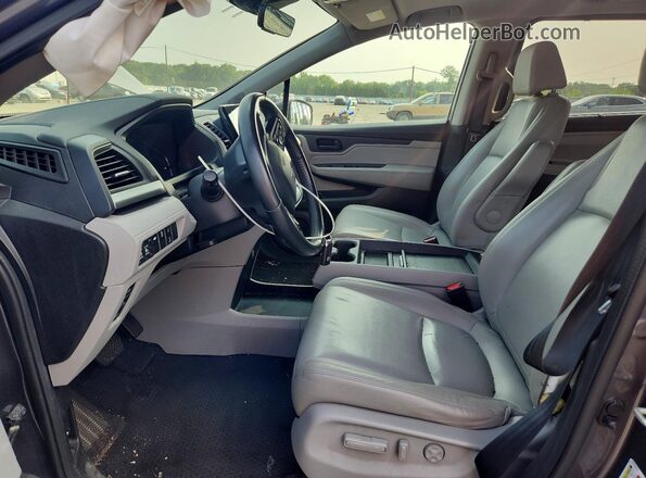 5FNRL6H79JB021256 2018 HONDA ODYSSEY Gray Սալոնի դիմացի տեսք