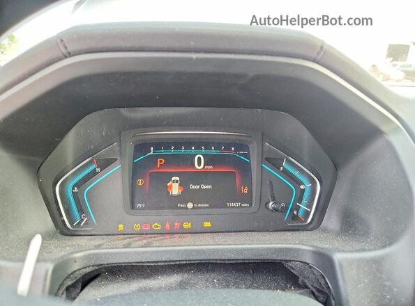 5FNRL6H79JB021256 2018 HONDA ODYSSEY Gray Սարքավորումների վահանակի տեսք
