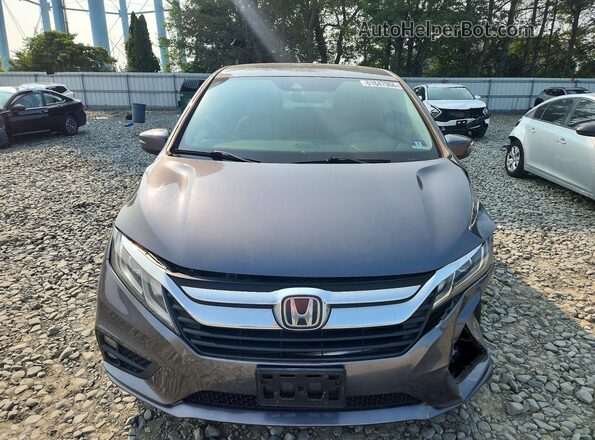 5FNRL6H79JB021256 2018 HONDA ODYSSEY Gray Դիմացի տեսք