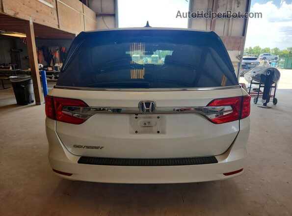5FNRL6H79JB030006 2018 HONDA ODYSSEY White უკანა ხედი