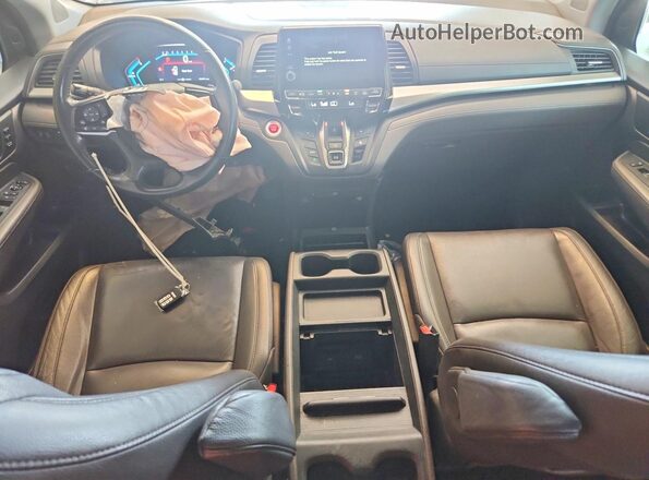 5FNRL6H79JB030006 2018 HONDA ODYSSEY White წინა პანელის ხედი