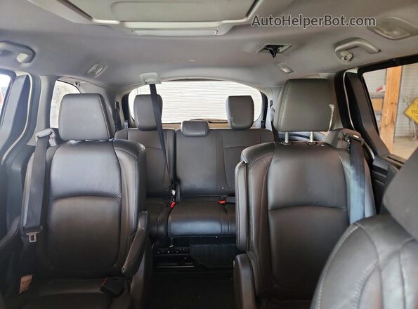 5FNRL6H79JB030006 2018 HONDA ODYSSEY White უკანა სავარძლების ხედი