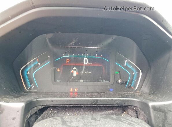5FNRL6H79JB062969 2018 HONDA ODYSSEY Silver Vista del cuadro de instrumentos