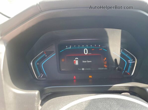 5FNRL6H79JB090030 2018 HONDA ODYSSEY Silver Instrument cluster view
