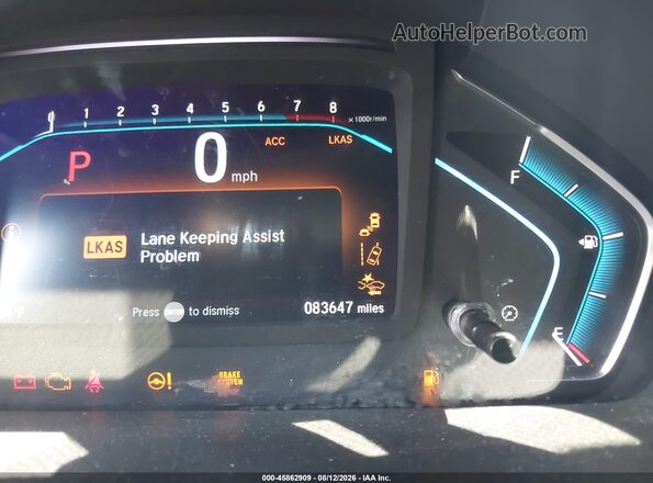 5FNRL6H79KB008086 2019 HONDA ODYSSEY Gray 