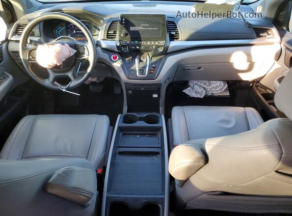 5FNRL6H79KB009867 2019 HONDA ODYSSEY Blue Вид панелі приладів