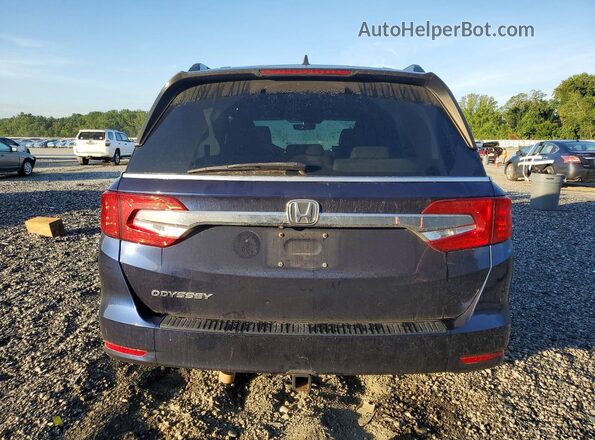5FNRL6H79KB009867 2019 HONDA ODYSSEY Blue Вид ззаду