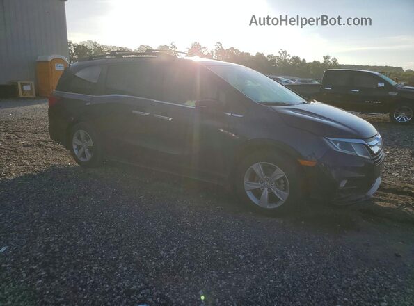 5FNRL6H79KB009867 2019 HONDA ODYSSEY Blue Передня права чверть