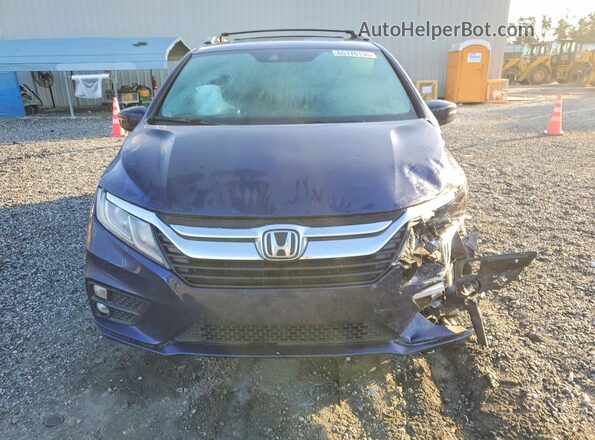 5FNRL6H79KB009867 2019 HONDA ODYSSEY Blue Вид спереду