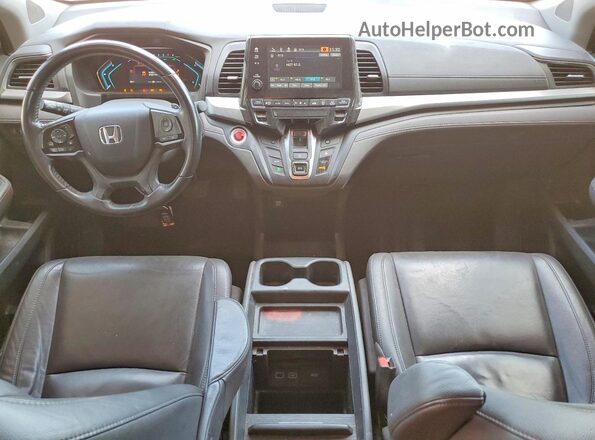 5FNRL6H79KB028354 2019 HONDA ODYSSEY Silver Dashboard view
