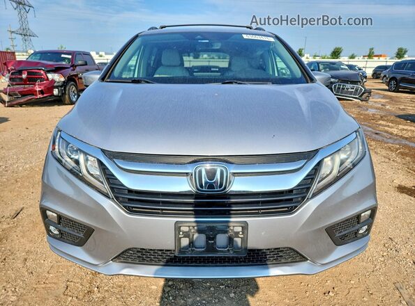 5FNRL6H79KB085279 2019 HONDA ODYSSEY Silver Widok z przodu